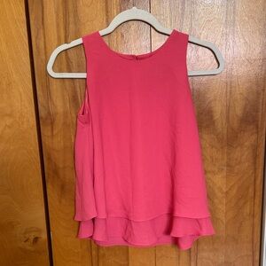 LOFT Pink Layered Tank Top